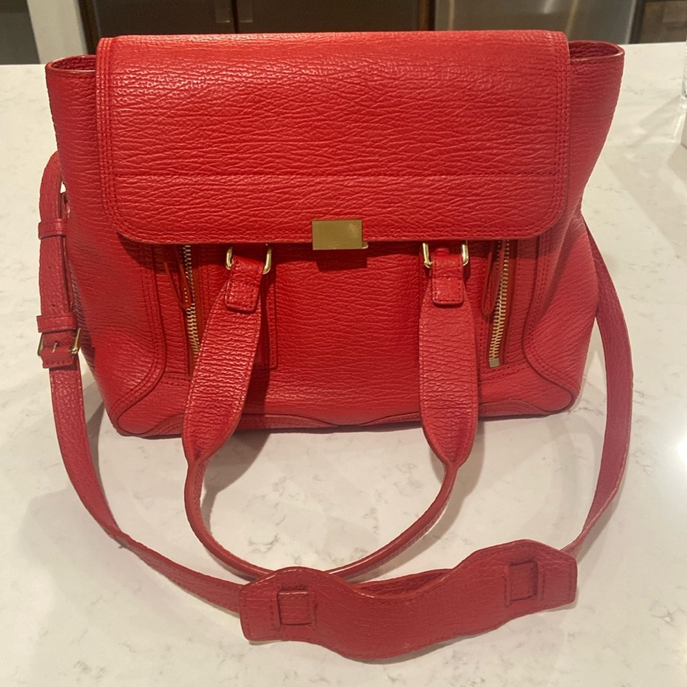 DESIGNER Phillip Lim gorgeous pebble leather bag/satchel